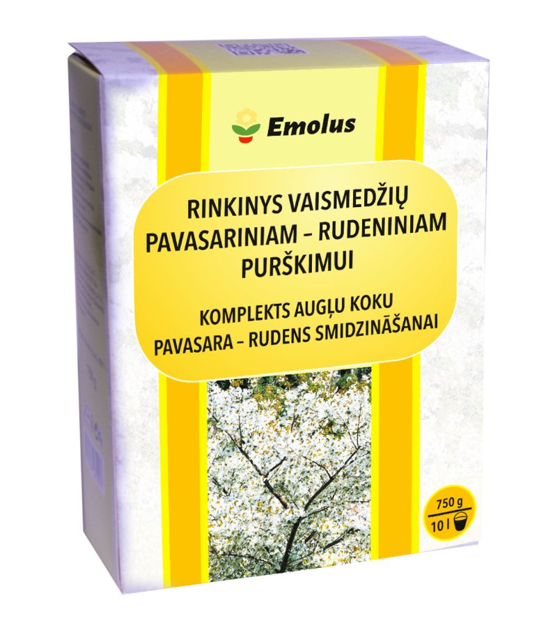 Rinkinys vaismedžių pavasariniam - rudeniniam purškimui 750 g