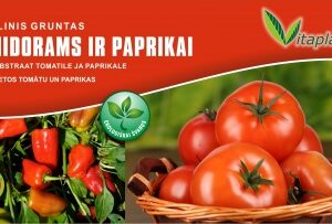 Natūralus augalinis gruntas pomidorams ir paprikoms 15 L